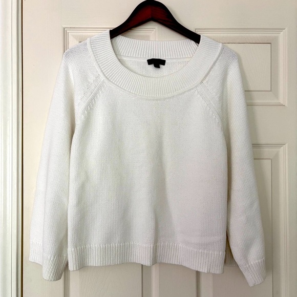 J Crew Women's White Sweater - Picture 1 of 6